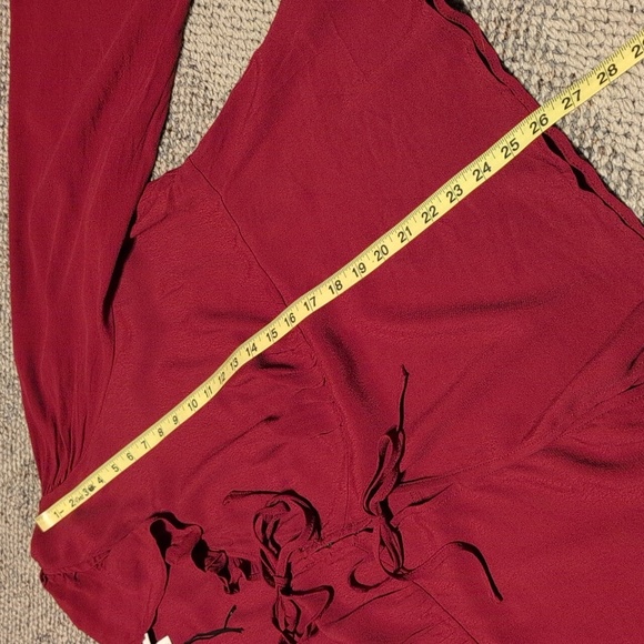 Ava & Viv Women's Top Ruffle Neck Boho Hook & Eye Hippie Fairy Blouse 3x - Picture 4 of 8